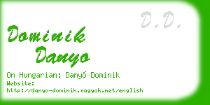 dominik danyo business card